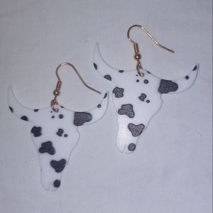 Cow earrings